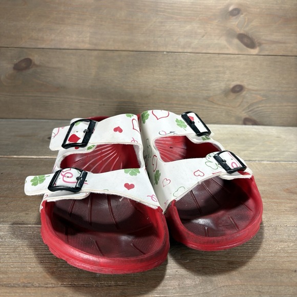 birkenstock birki womens size 9 shoes red love clover comfort sandals - Picture 4 of 11